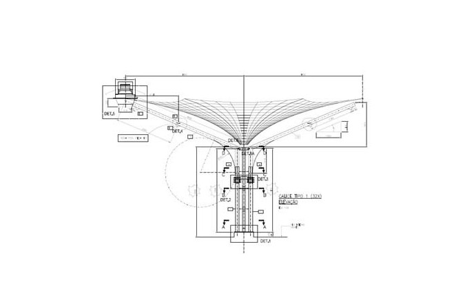 Technical drawing of the chalice module